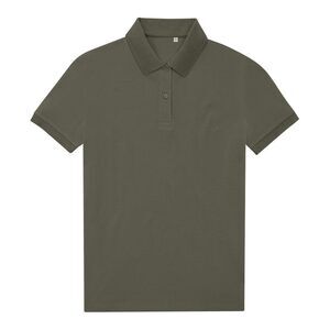 B&C Womens/Ladies My Eco Polo Shirt / Camo Green